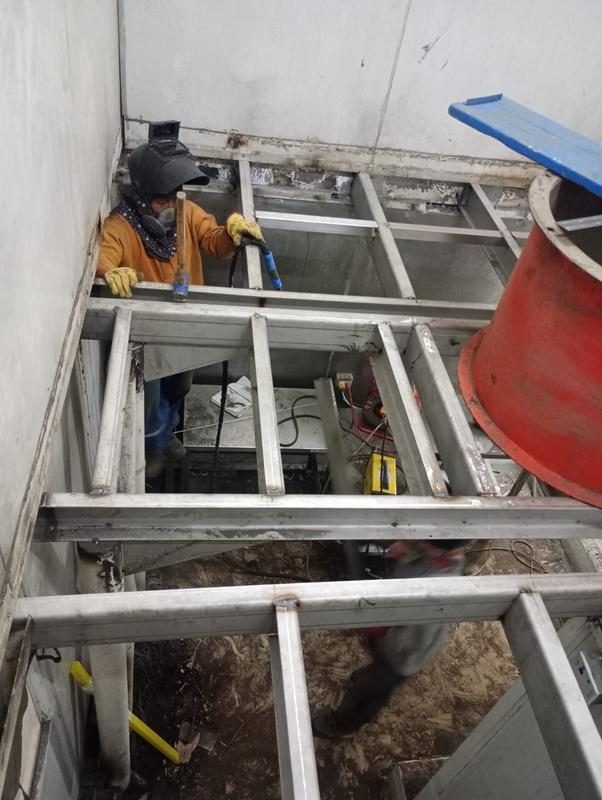 Armado de estructuras - Planta Ovosur